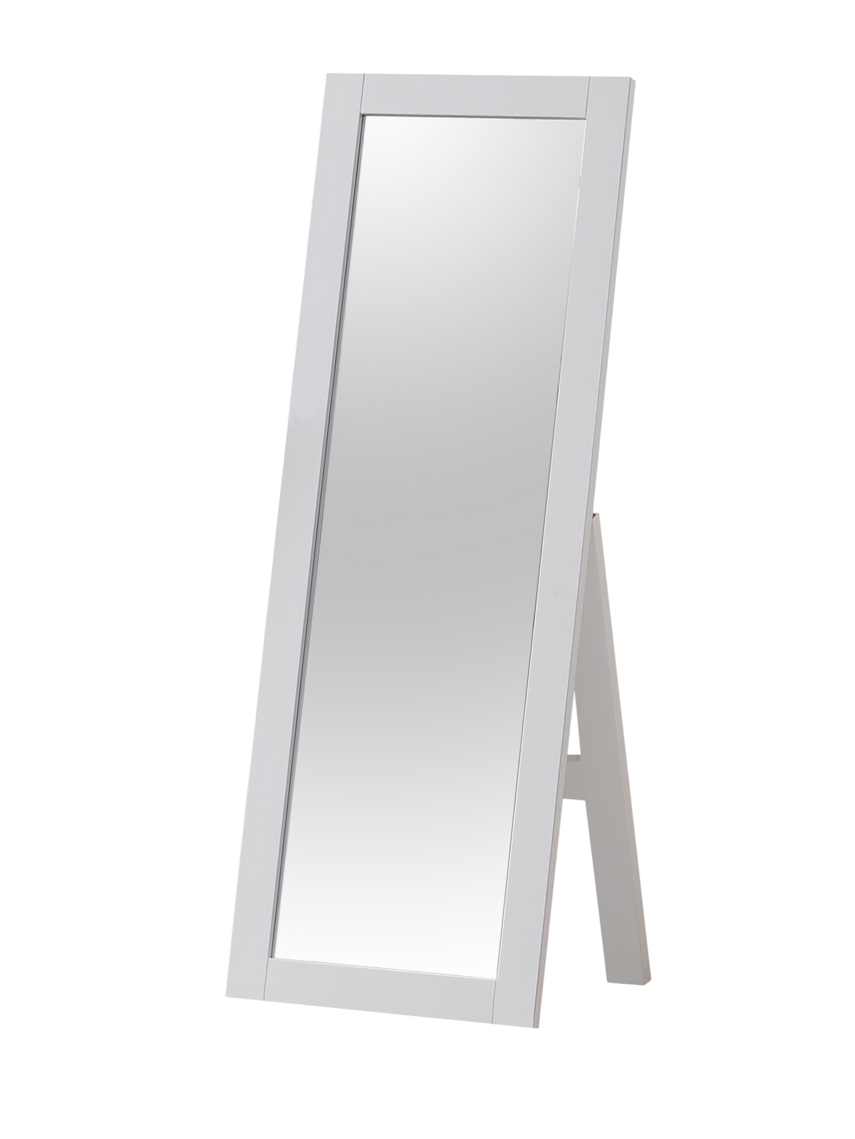 Cove white full length freestanding floor mirror