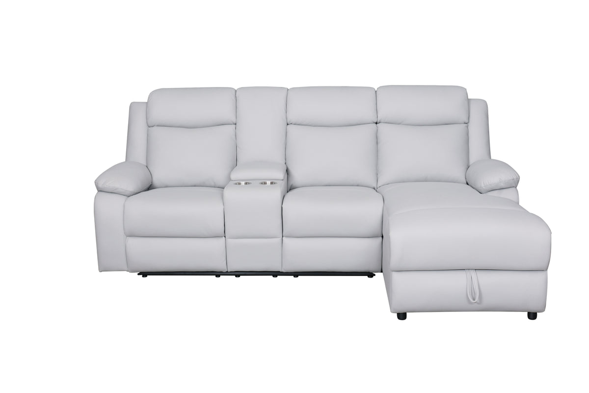 Charr Recliner Chaise Lounge with StorageRecliner Sectional