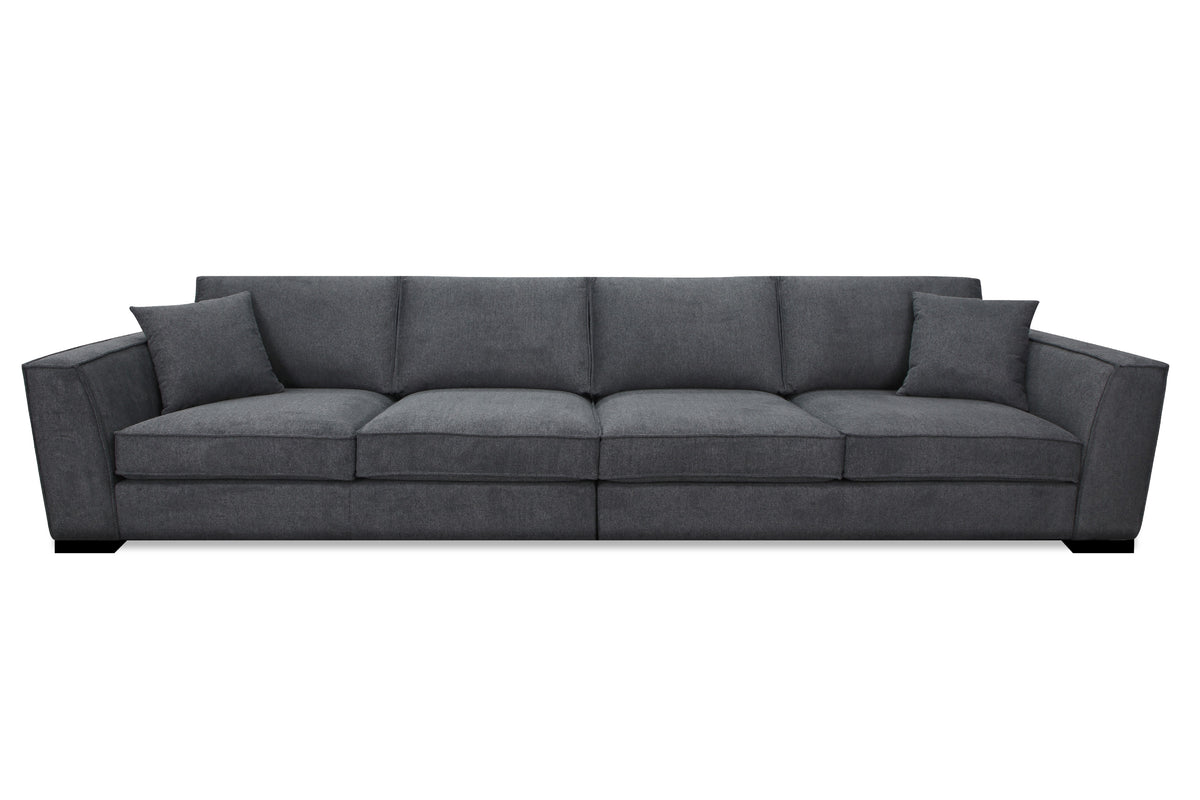 Dawn Fabric Lounge in Charcoal