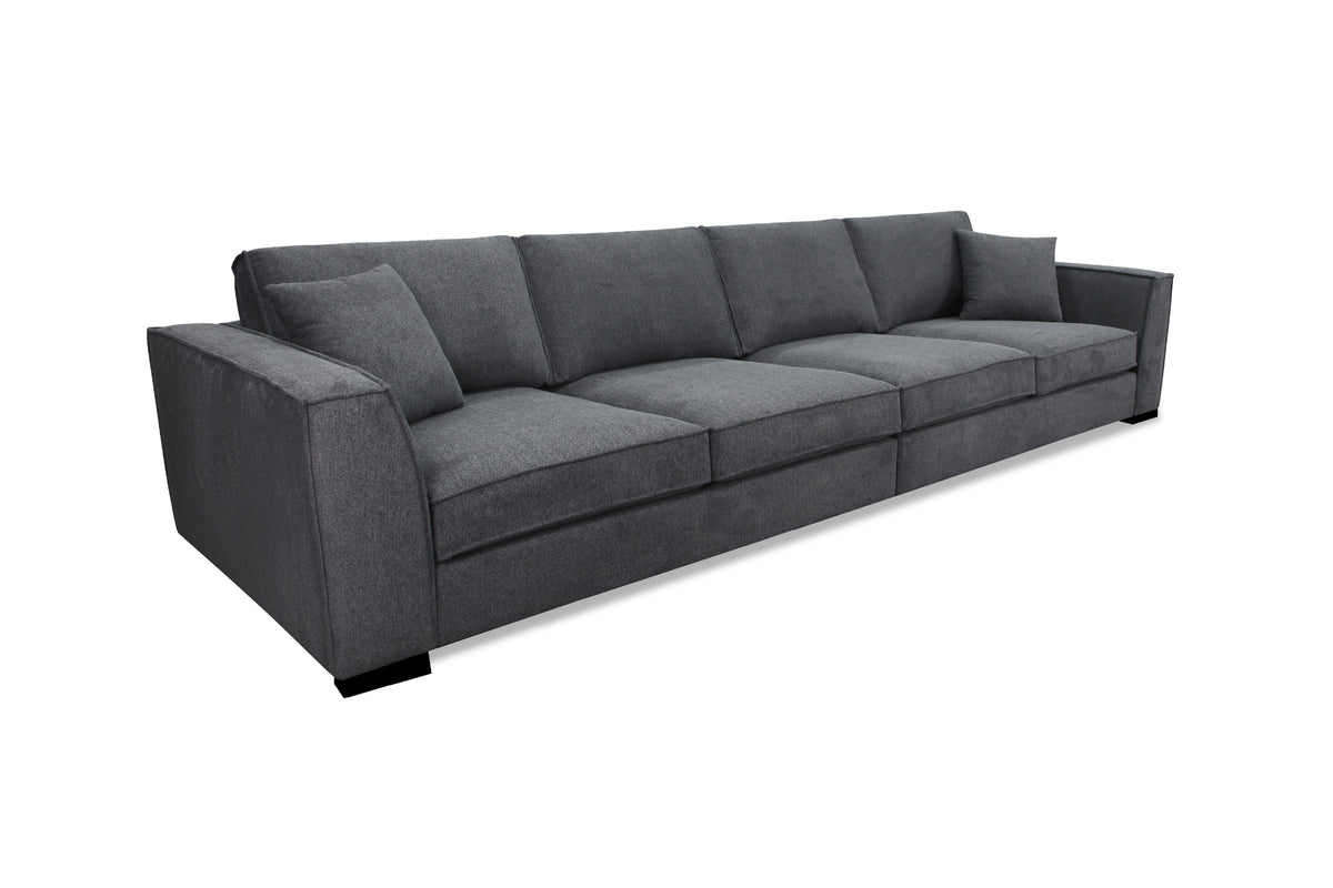Dawn Fabric Lounge in Charcoal
