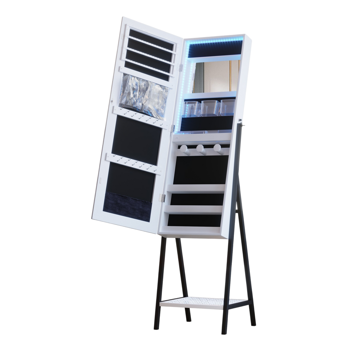 Jewel LED Jewellery Cabinet Mirror
