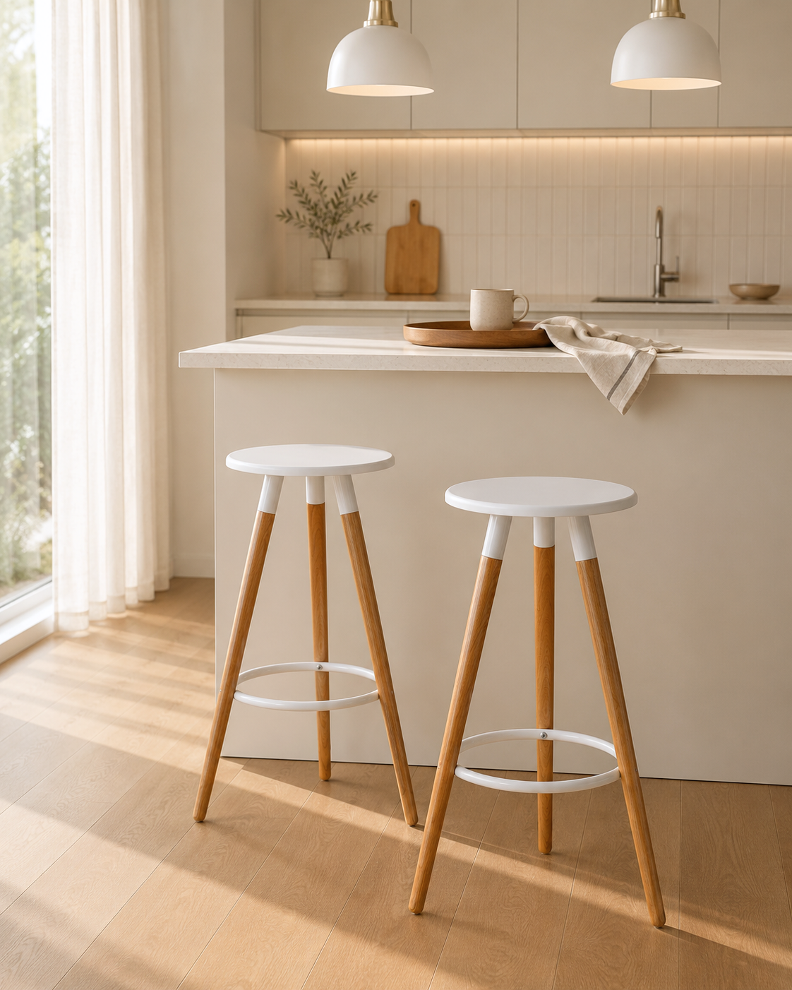 Luka Timber Bar Stool