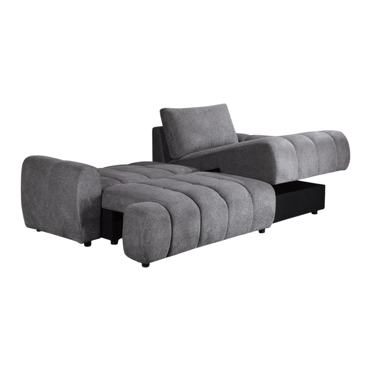 Nico 2 Seater Sofa Bed with Storage ChaiseSofa Bed