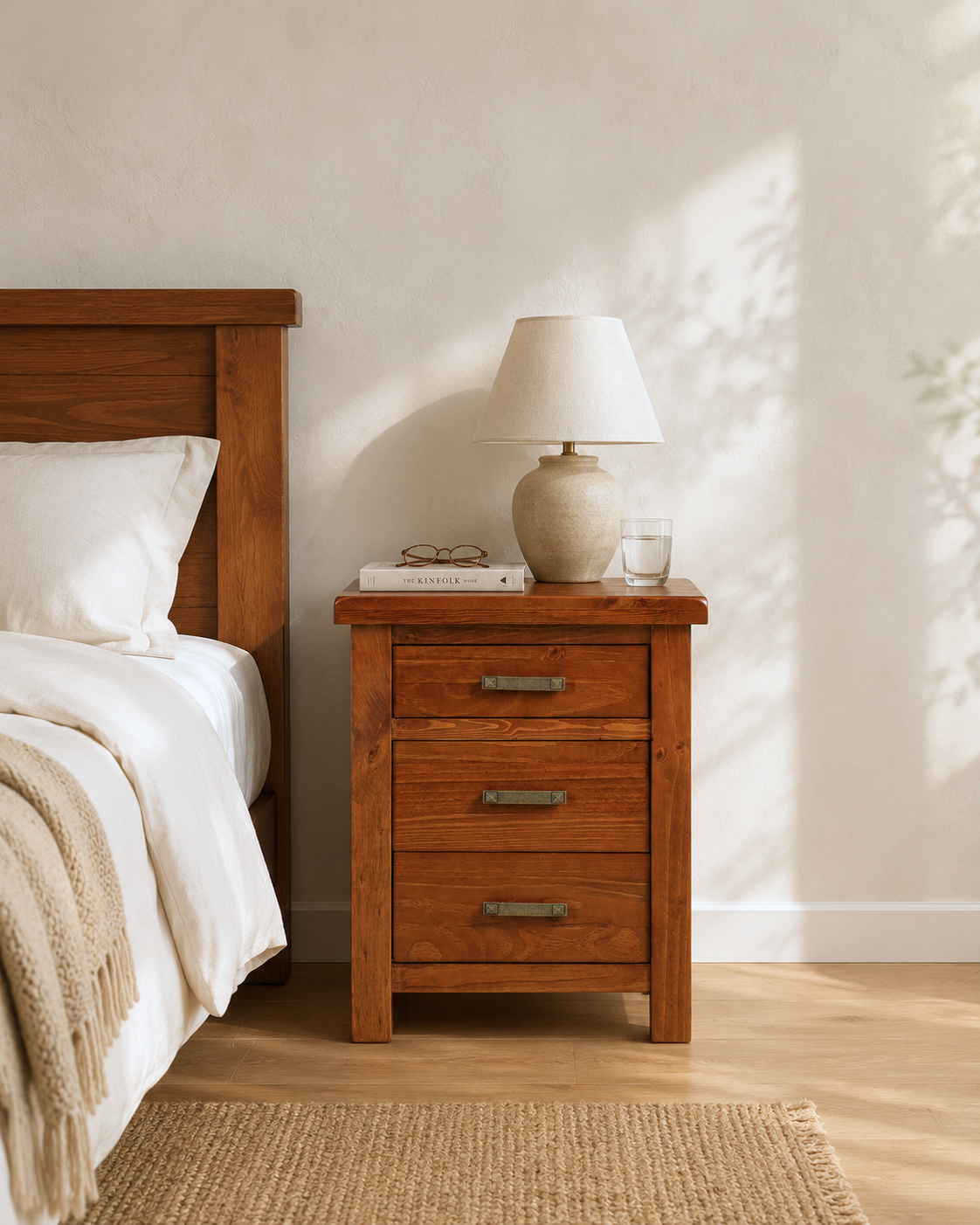 Preston Timber Bedside
