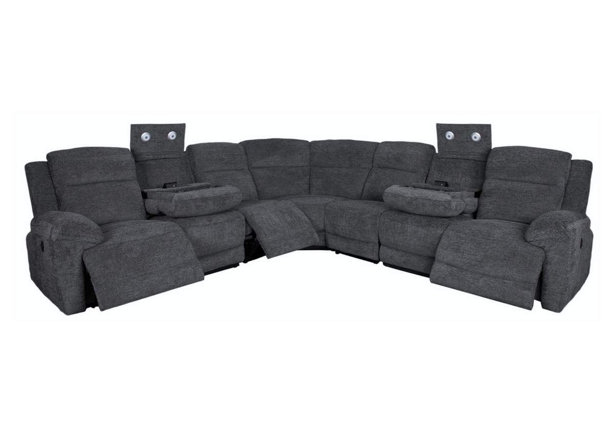 Polo Power Electric Lounge LicoriceRecliner Corner Lounge
