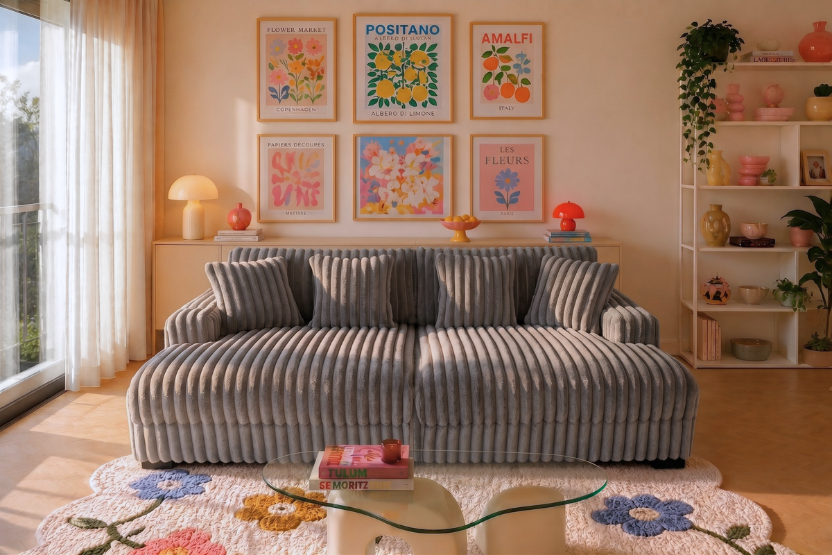 Rae 2 Seater Plush SofaLounge Sofa