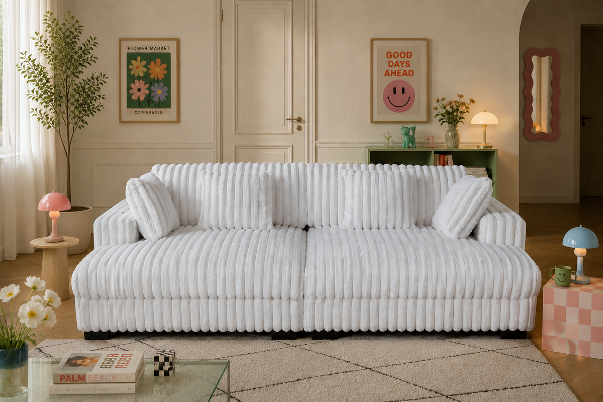 Rae 2 Seater Plush SofaLounge Sofa
