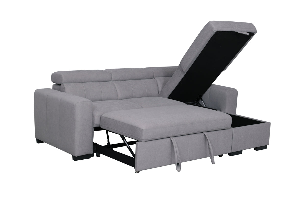 Sol Sofa Bed with Storage ChaiseSectional Sofa